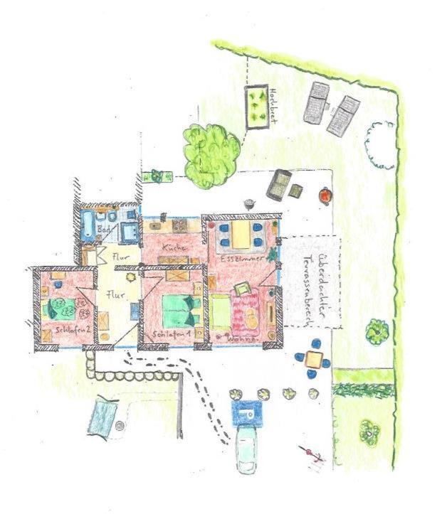 Ferienwohnung "Zum Paladin" Berg  외부 사진
